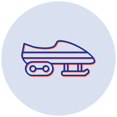 Kar aracı. Web simgesi basit illüstrasyon