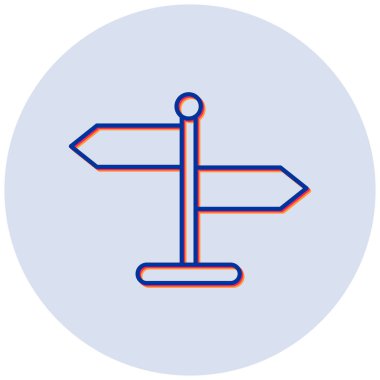 Yön oku. Basit tasarım