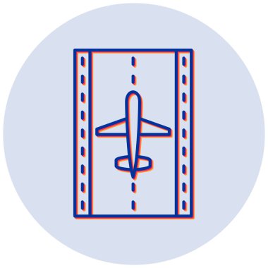 Uçak. Web simgesi basit illüstrasyon