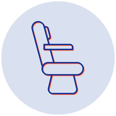 Sandalye. Web simgesi basit illüstrasyon