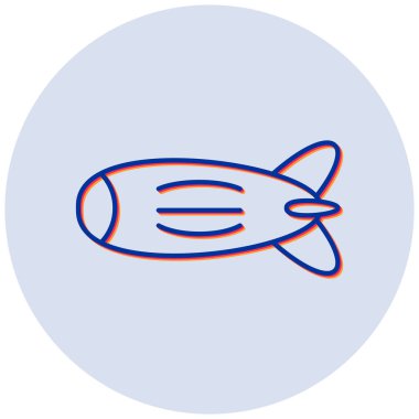 Balık. Web simgesi basit illüstrasyon