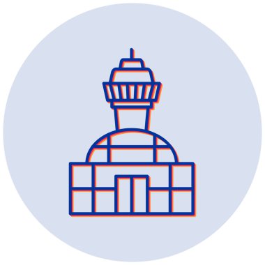 Modern yapı simgesinin vektör illüstrasyonu