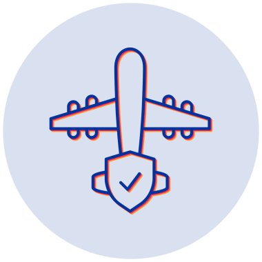 Uçak. Web simgesi basit illüstrasyon