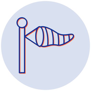 Bayrak. Web simgesi vektör illüstrasyonu