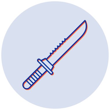 bıçak, web simgesi vektör illüstrasyonu