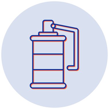 su şişesi simge vektör çizim