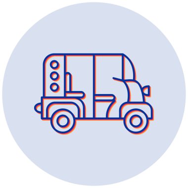 Kamyon. Web simgesi basit illüstrasyon