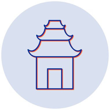 Yapı simgesinin vektör illüstrasyonu 