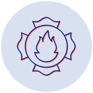 Amblem modern simgesinin vektör çizimi 