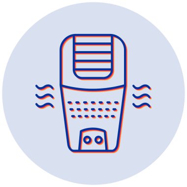 Hava Arındırıcı modern simgesinin vektör çizimi 