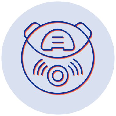 Robot Vakum modern simgesinin vektör çizimi 