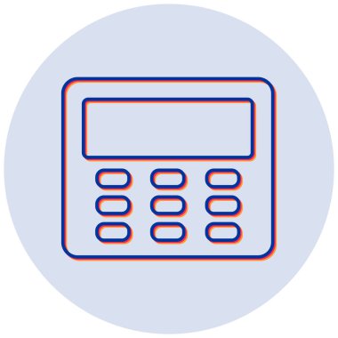 Sayısal modern simgenin vektör illüstrasyonu 