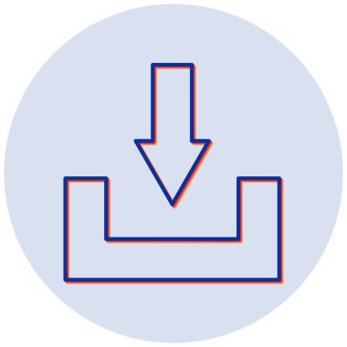 Dosya modern simgesinin vektör illüstrasyonu 