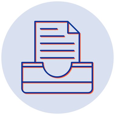 Not Tablası modern simgesinin vektör illüstrasyonu 