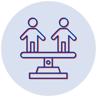 İnsan Hakları Kanununun vektör illüstrasyonu Modern simge 