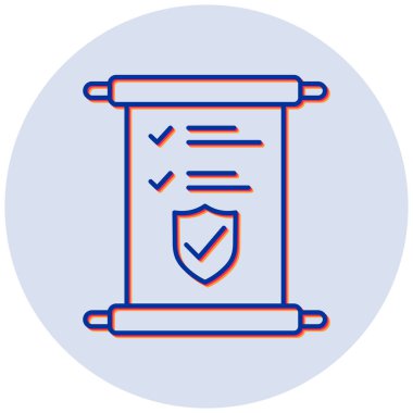 Politika modern simgesinin vektör illüstrasyonu 