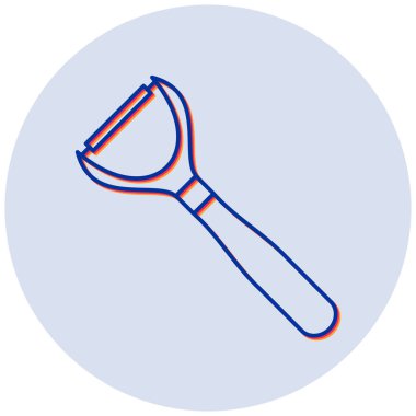 Peeler modern simgesinin vektör illüstrasyonu 