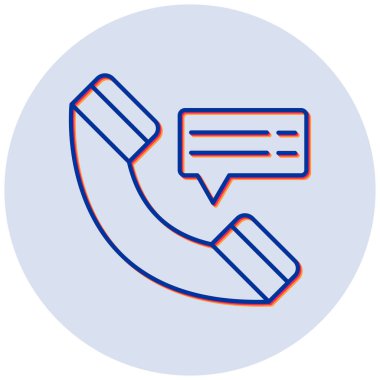 - Telefon. Web simgesi basit illüstrasyon