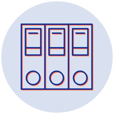 ofis dizinleri ikon vektör illüstrasyonu