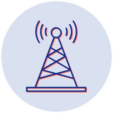 anten simgesi vektör illüstrasyonu