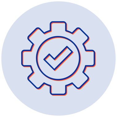 Ayarlar. Web simgesi basit illüstrasyon