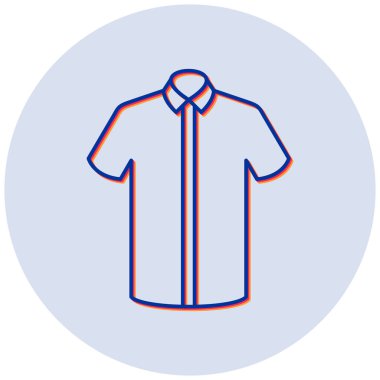 Gömlek. Web simgesi basit illüstrasyon