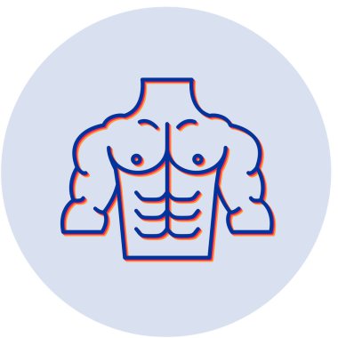 Vücut simge vektör çizim