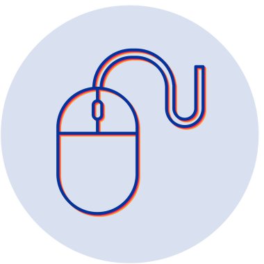 Fare. Web simgesi basit illüstrasyon