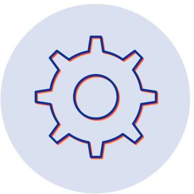 Ayarlama. Web simgesi basit illüstrasyon