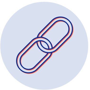 bağlantı simgesi vektör illüstrasyonu