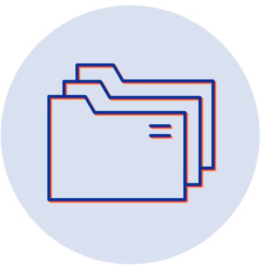 Dosya. Web simgesi basit illüstrasyon