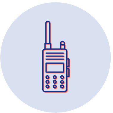 telsiz ikonlu cep telefonu