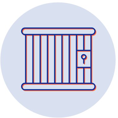 Kafes simgesinin vektör illüstrasyonu