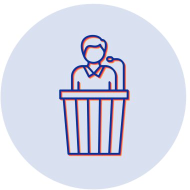 İnsan simgesinin vektör illüstrasyonu