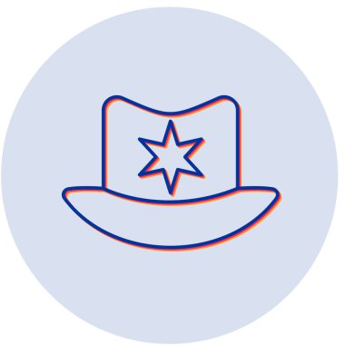 hat vektör simgesi modern illüstrasyon