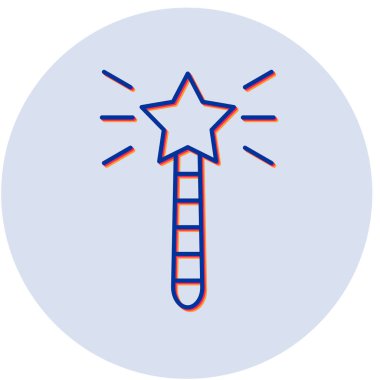 Asa. Web simgesi basit illüstrasyon