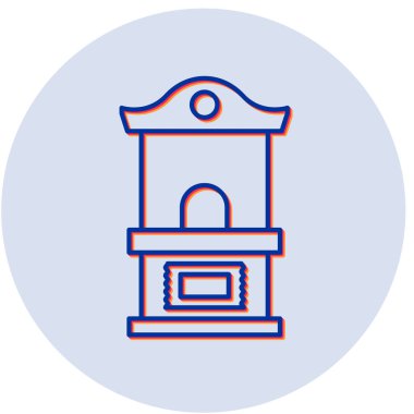 Modern b 'nin vektör illüstrasyonu eksik simgesi