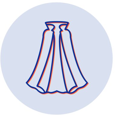 Kadın Burun simgesinin vektör illüstrasyonu