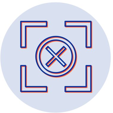 Bir b eksikliği simgesinin vektör çizimi