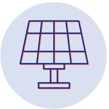 solar panel vektör simgesi