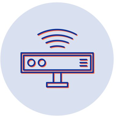 bilgisayar ağ vektör simgesi