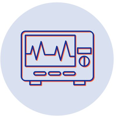 Modern sağlık simgesinin vektör illüstrasyonu