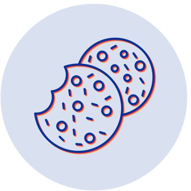 yiyecek ikonu vektör illüstrasyonu