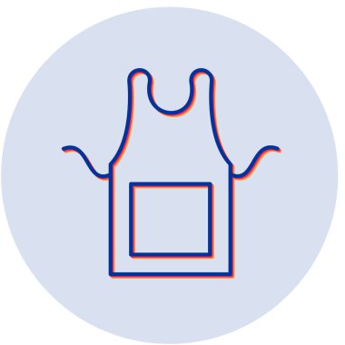 Gömlek. Web simgesi basit illüstrasyon