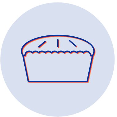 Gıda simgesinin vektör illüstrasyonu