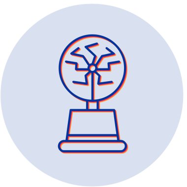 plasma çan web simgesi basit tasarım çizimi