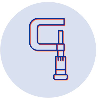 mikrometre web simgesi basit tasarım illüstrasyonu