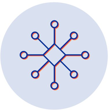 seo modern simgesinin vektör illüstrasyonu