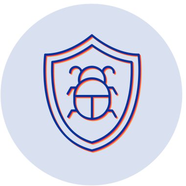 kalkan simgesi, vektör illüstrasyonu