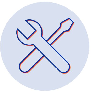 Seo simgesinin vektör illüstrasyonu